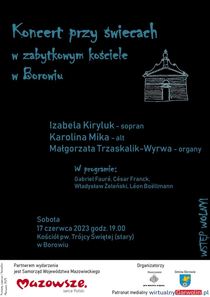 koncert przy świecach w borowiu